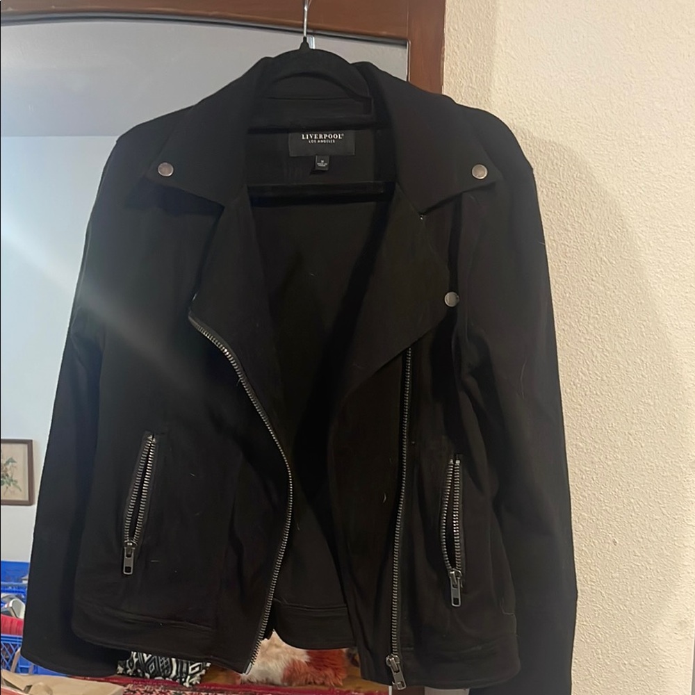 Liverpool Black Moto Jacket